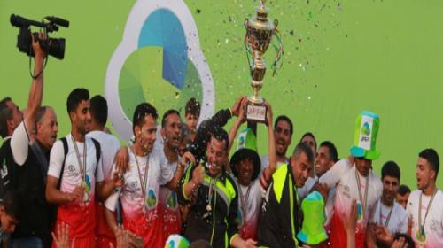 شباب خانيونس يتوج بطلاً لكأس غزة