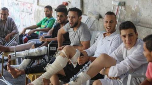 جرحى في قطاع غزة (ارشيفية)