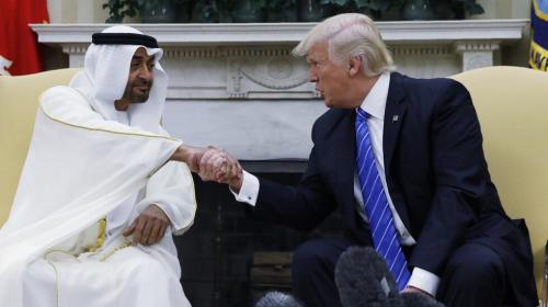 ترامب وبن زايد