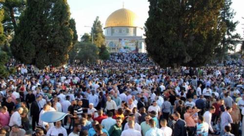 صلاة العيد في الاقصى