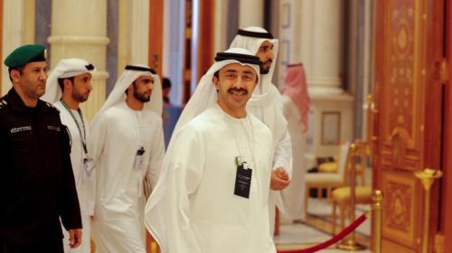 وزير الخارجية الاماراتي عبدالله بن زايد