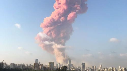  مرفأ #بيروت جراء الانفجار الضخـم (9)