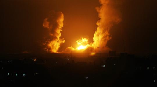 الاحتلال يقصف غزة 
