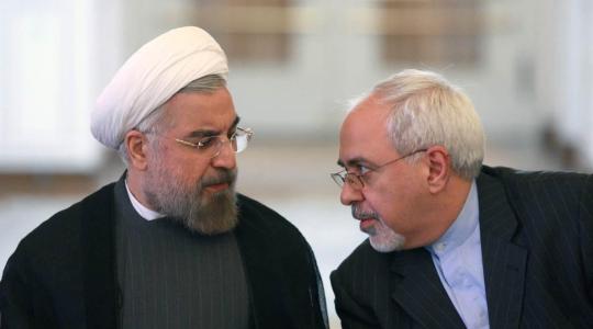 الرئيس الإيراني ووزير خارجيته