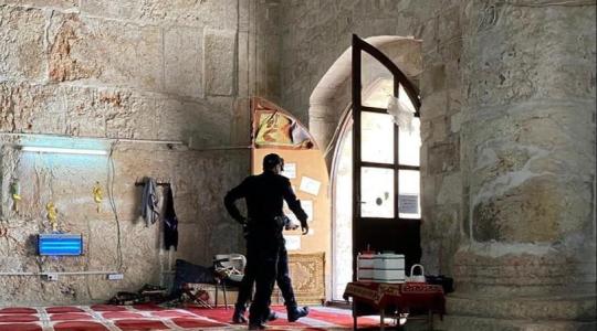 قوات الاحتلال تقتحم مصلى باب الرحمة في المسجد الاقصى