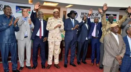 اتفاق سلام بين جنوب السودان وحركات الكفاح المسلح في جوبا