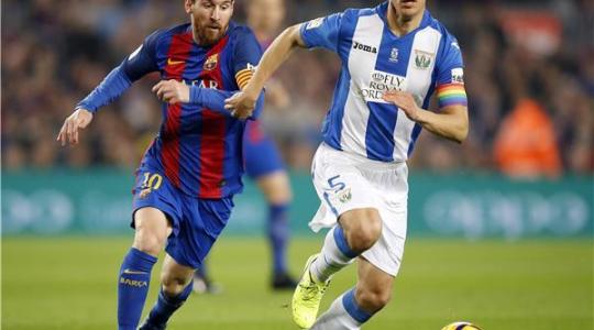  من مباراة برشلونة وليجانيس 