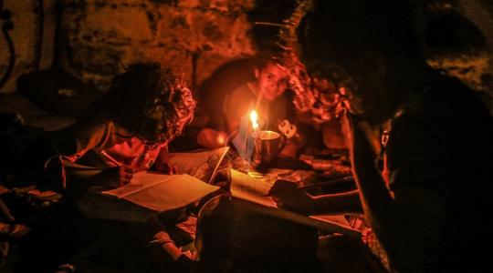 غزة في ظلام