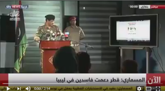 المتحدث باسم قوات حفتر في ليبيا أحمد المسماري