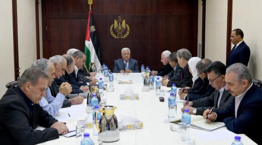 اجتماع اللجنة المركزية لحركة فتح في رام الله
