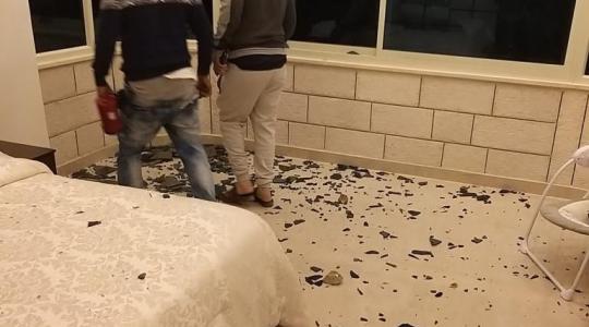 صورة للمنزل الذي هاجمه المستوطنون