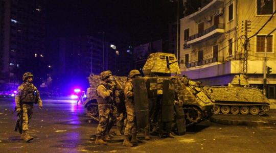 9 إصابات بين صفوف الشرطة اللبنانية في مواجهات بطرابلس