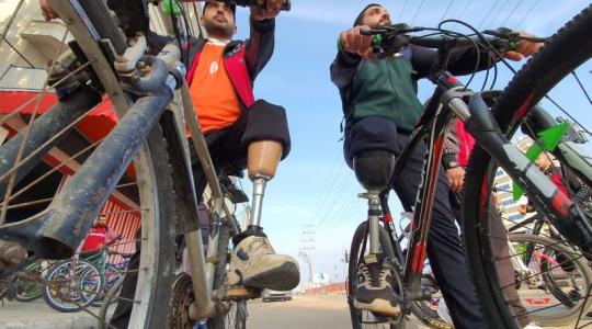 ركوب الدراجات الهوائية من مبتوري الاطراف