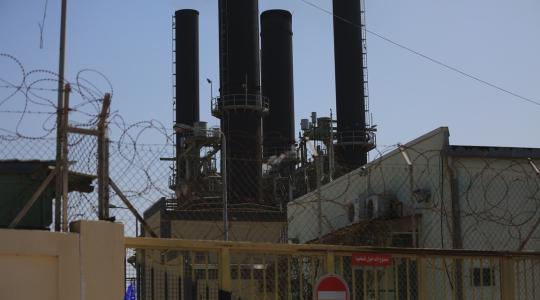 سلطة الطاقة تحذر من توقف محطة توليد الكهرباء بغزة