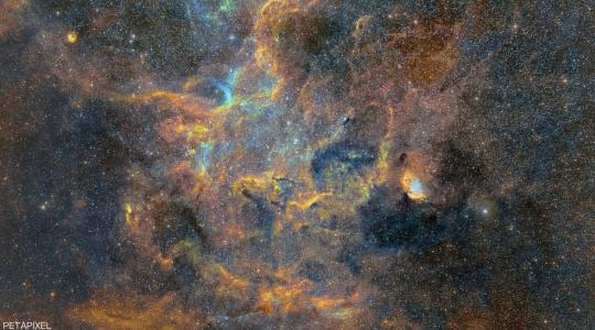 صورة عملاقة تظهر اعداد النجوم في مجرة درب التبانة