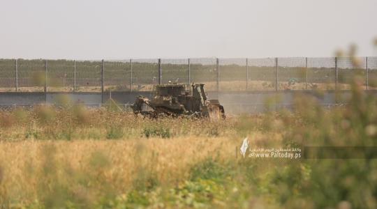 آليات عسكرية "إسرائيلية" تتوغل شرقي بلدة خزاعة جنوبي قطاع غزة