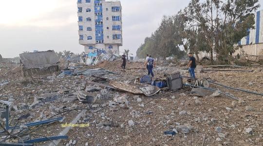 طائرات الاحتلال تدمر مصنعًا شرق قطاع غزة
