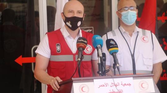 الهلال الأحمر المصري والفلسطيني يطالبان بتوحيد الجهود لإغاثة سكان غزة