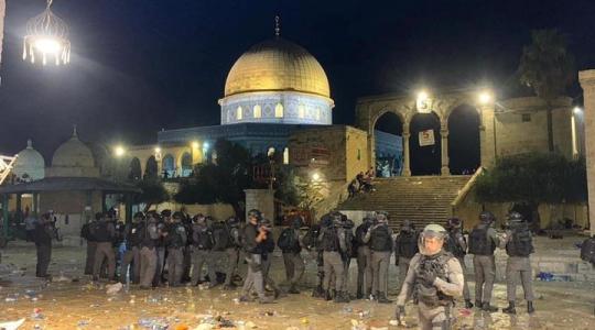 مواجهات بين الشبان وقوات الاحتلال الاسرائيلي في القدس