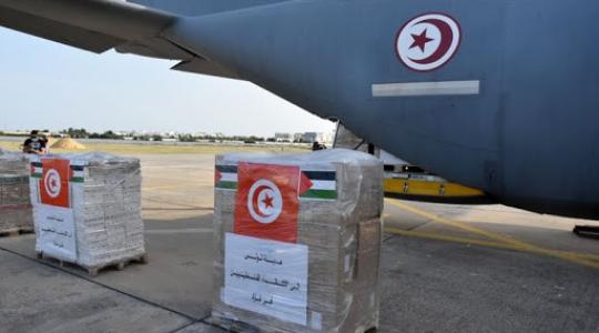 مساعدات تونس لغزة