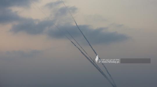 رشقات صواريخ اتجاه مدينة عسقلان (12).JPG
