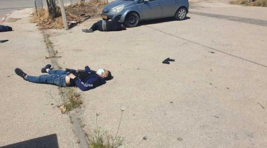 إصابة ثلاثة شبان برصاص قوات الاحتلال قرب موقع سالم العسكري شمال الضفة الغربية