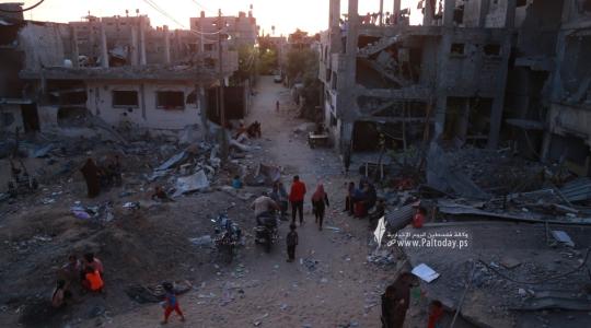 القوى الوطنية بغزة تدعو لتغطية فعالية للمطالبة بإعادة الاعمار غدًا