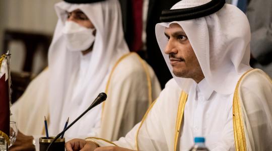 وزير خارجية قطر يعلن عن حجم انفاق بلاده في إعادة إعمار غزة