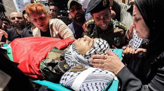 جماهير غفيرة تشييع جثامين الشهداء الثلاثة في جنين