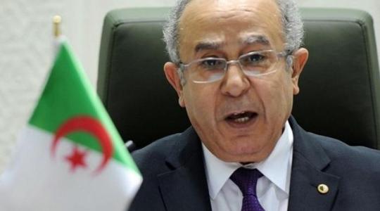 وزير خارجية الجزائر.