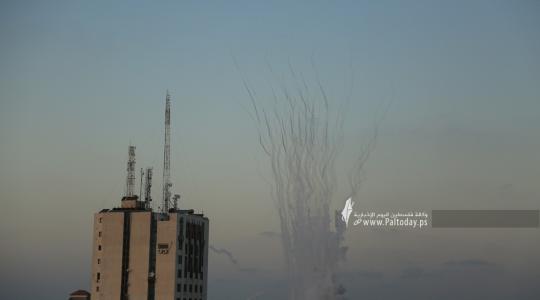 رشقة صاروخية
