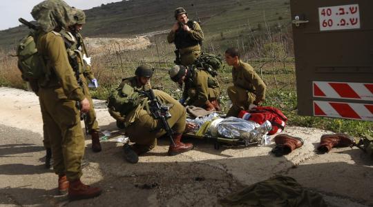 إصابة جندي إسرائيلي- ارشيفية