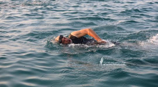 سباحة فى بحر  قطاع غزة (8).jpg