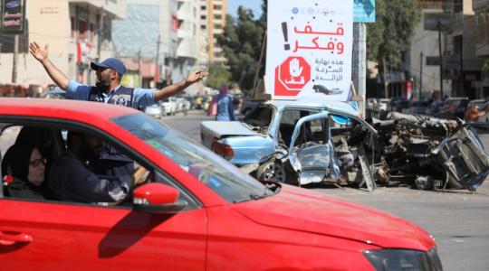 المرور بغزة: 5 إصابات بـ 6 حوادث سير خلال الـ 24 ساعة الماضية