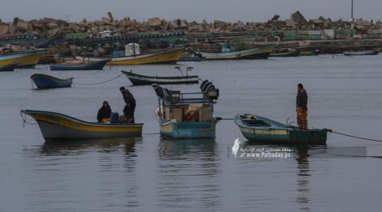 قرار بإغلاق بحر غزة أمام حركة الصيادين