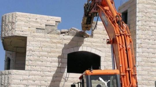 قوات الاحتلال تهدم 3 منازل جنوب بيت لحم