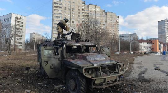 معارك عسكرية في اوكرانيا 2022