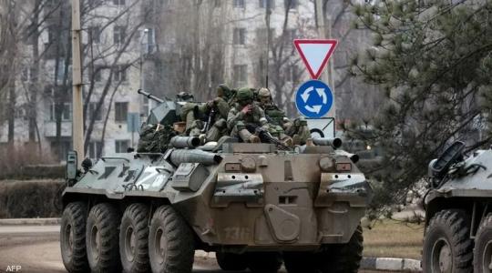 هجوم روسي على معقل اوكراني 2022
