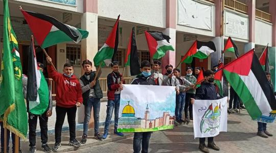 التعليم بغزة تُعزز قيمة القدس لدى طلبة المدارس