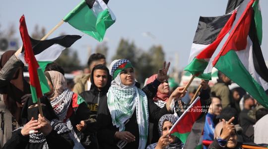 فعاليات يوم الأرض في ملكة شرق غزة (20).JPG