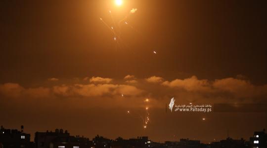 اطلاق صاروخ على غلاف غزة اليوم 2023