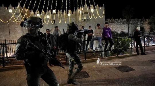 5 إصابات إحداها لمسعف خلال مواجهات مع الاحتلال شمال القدس