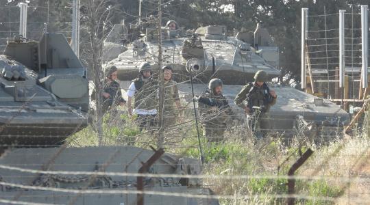 تحرك عسكري لجيش الاحتلال على الحدود اللبنانية