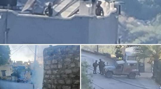 الاحتلال يعتلي أسطح المنازل في بلدة بلعا