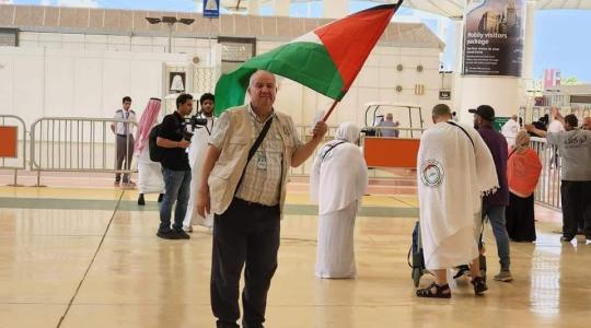 طلائع قوافل حجاج دولة فلسطين من قطاع غزة تصل إلى مطار جدة الدولي (10).jpeg