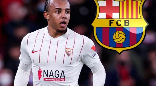 برشلونة يتقرب من التعاقد مع مدافع إشبيلية