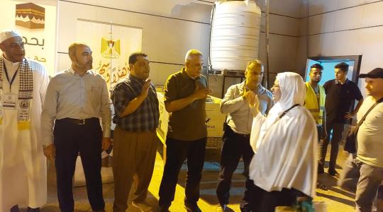 بدء وصول حجاج قطاع غزة الى الصالة الفلسطينية بمعبر رفح البري