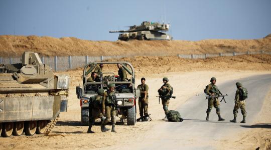 توتر على حدود غزة.jfif