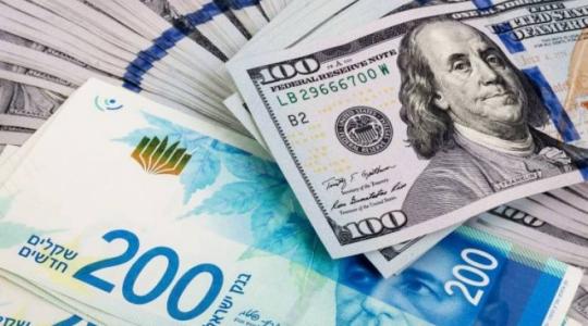 ارتفاع ملحوظ على الدولار مقابل الشيكل اليوم السبت 24 سبتمبر 2022