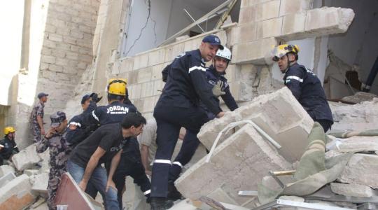 إخراج آخر جثة.. ارتفاع حصيلة ضحايا انهيار مبنى في عمان إلى 14
